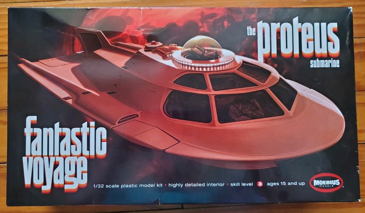 Moebius 1/32 Proteus Submarine Fantastic Voyage Model Photoetch Parts & Figures