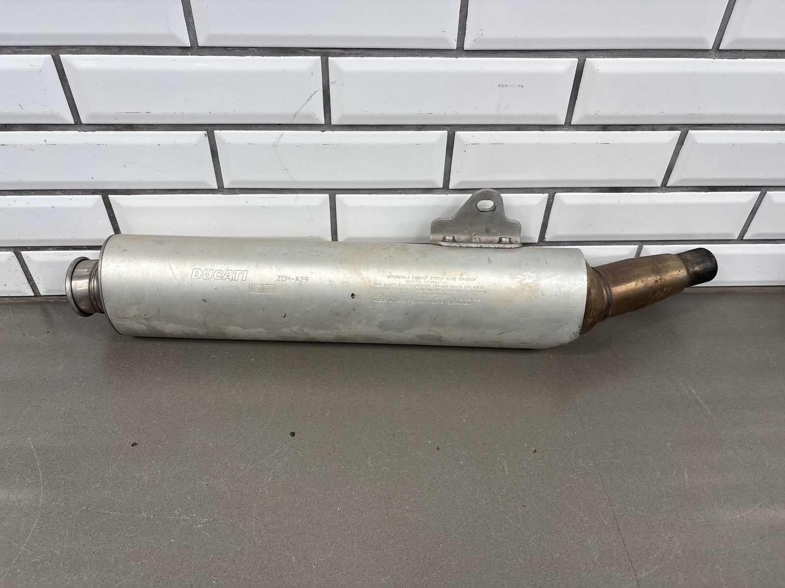 2006 Ducati Monster 620 Exhaust Muffler Silencer OEM
