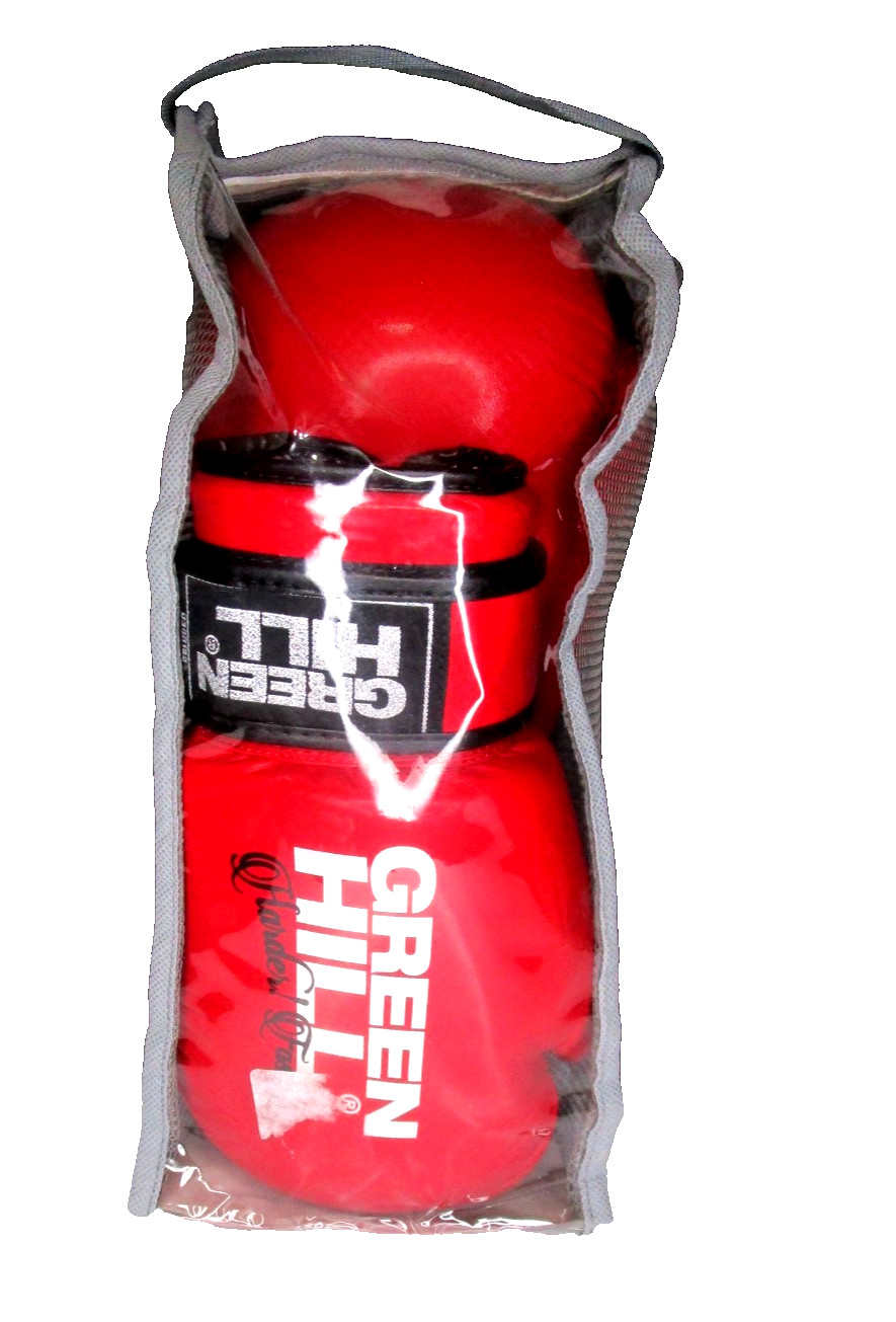 Green Hill Panther Boxing Gloves Leather Kickboxing Training Sparring MMA Heavy
