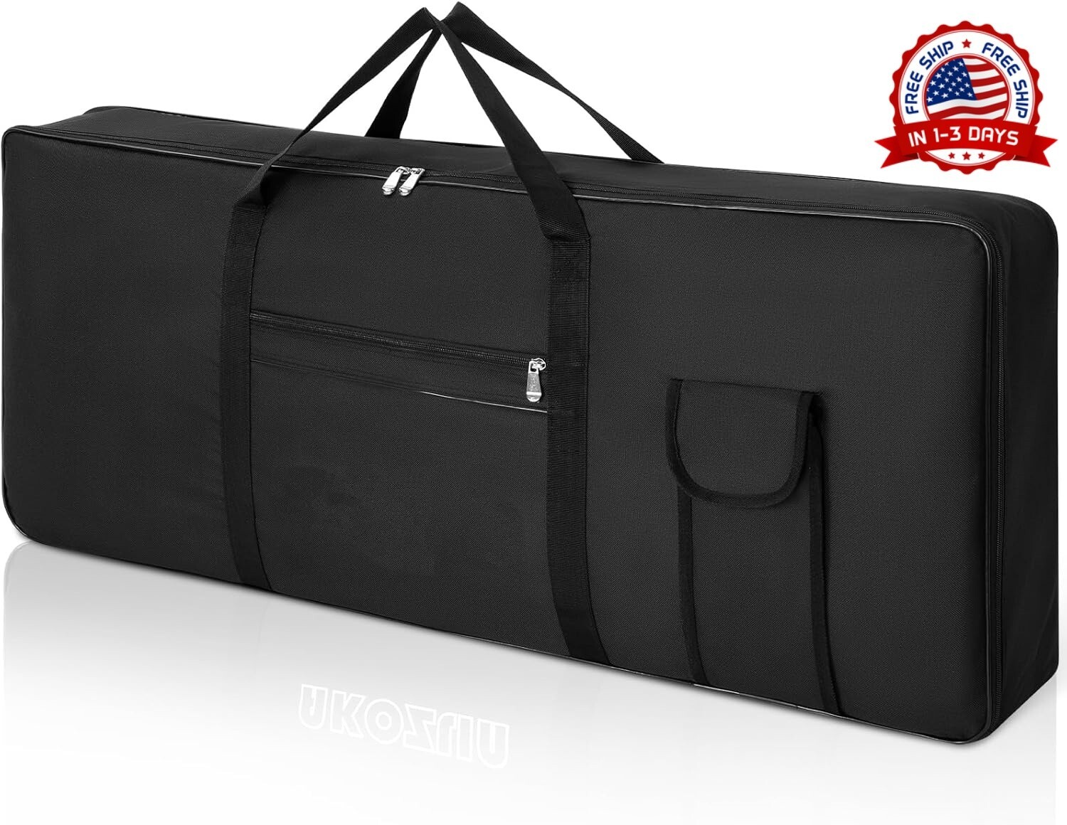 Funda para teclado de 61 teclas, bolsa portátil para teclado de piano eléctrico Funda para teclado de 61 teclas, bolsa portátil para teclado de piano eléctrico