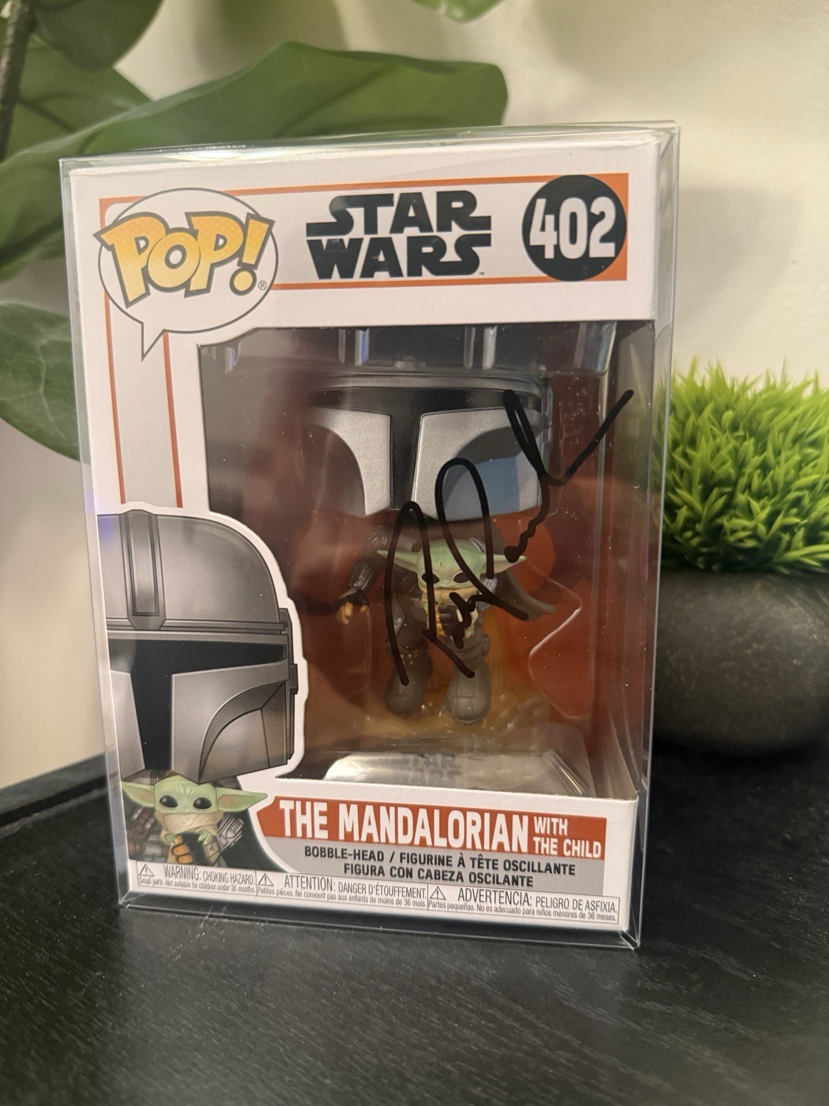 Pedro Pascal Signed Mandalorian Funko Pop Star Wars Autographed COA