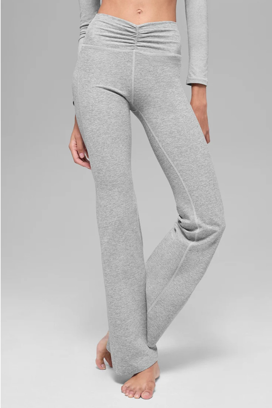 Alo Yoga Pants Leggings Alosoft Intuition High Waist Bottoms NWT NEW S M L Grey Alo Yoga Pants Leggings Alosoft Intuition High Waist Bottoms NWT NEW S M L Grey