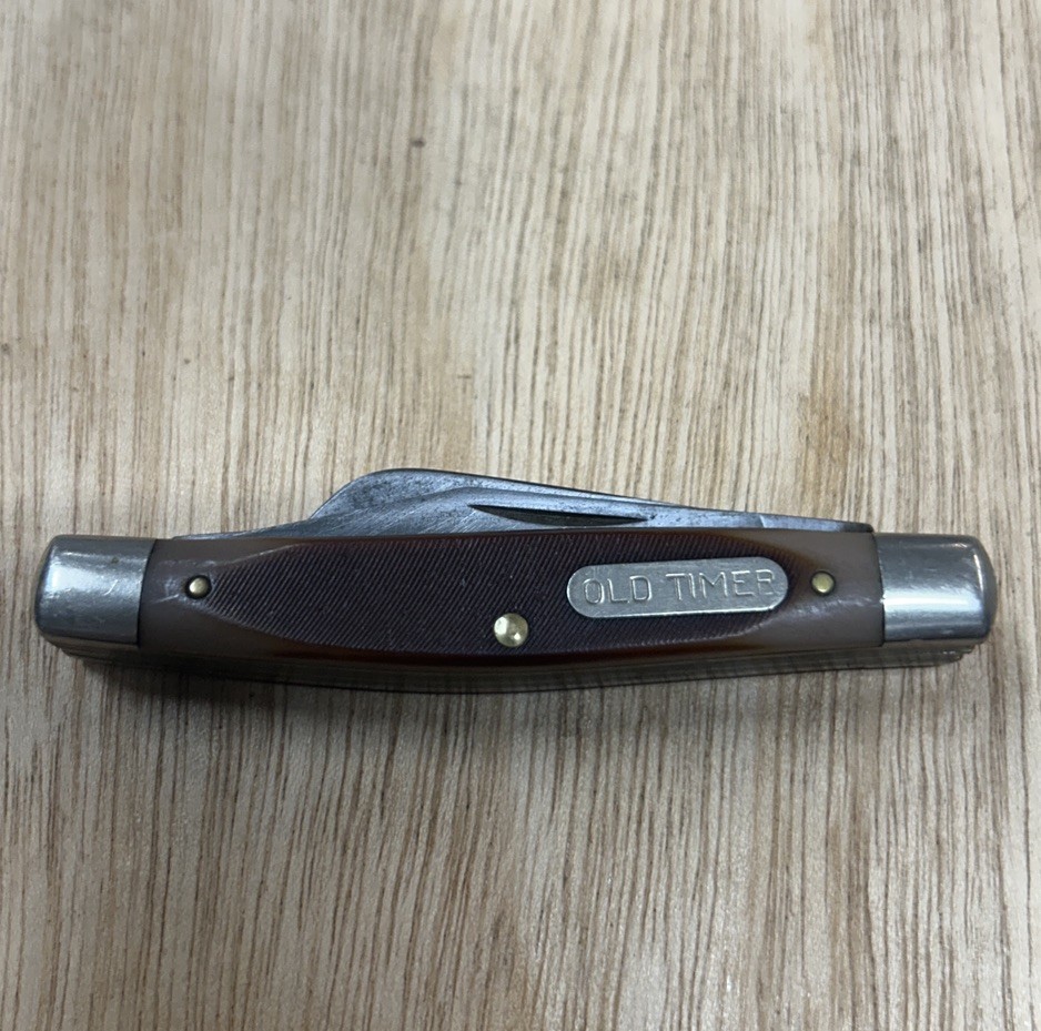 Vintage Schrade USA 340T Old Timer 3-Blade Folding Pocket Knife Vintage Schrade USA 340T Old Timer 3-Blade Folding Pocket Knife