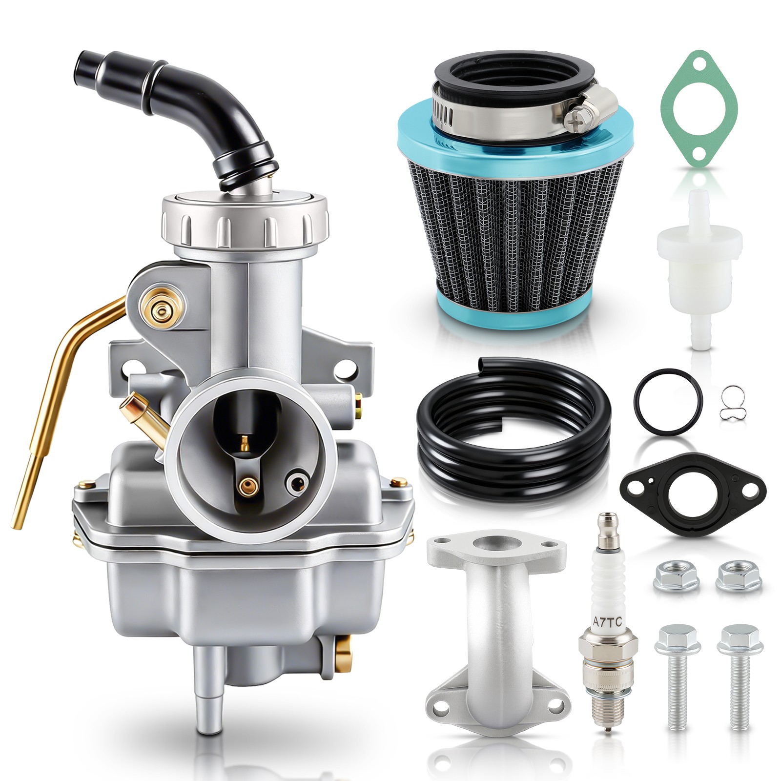 PZ20 Carburetor Carb  49cc 70cc 90cc 100cc 110cc 125cc Coolster NST Chinese ATV