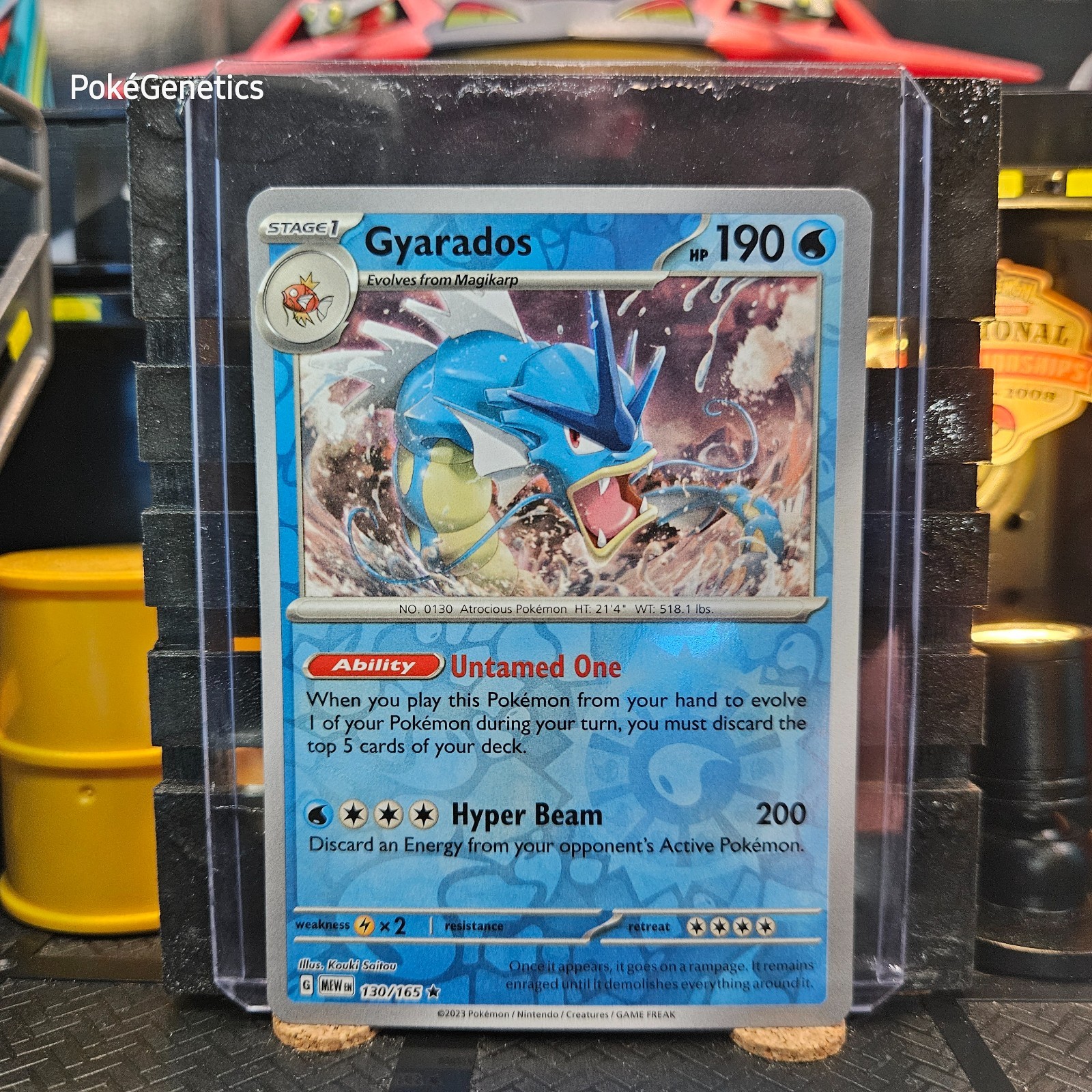 Gyarados 151 Reverse Holo Pokémon TCG 130/165 Scarlet & Violet Rare