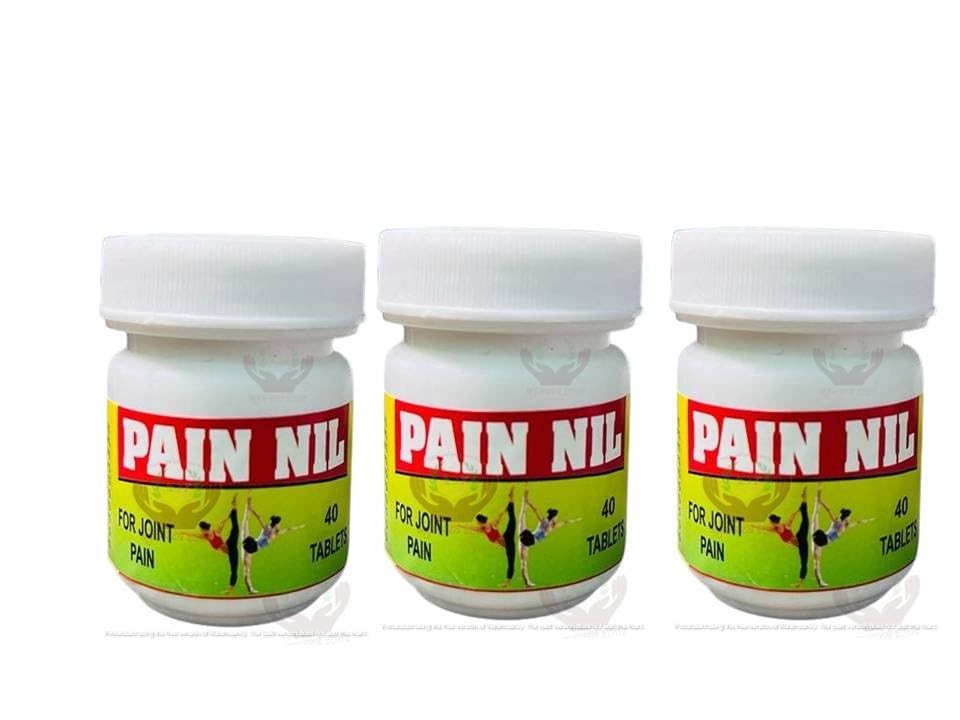 Ayurvedic Pain Nil Tablet 40 Pack Of 3 Herbal & Ayurvedic Tablet For Pain Relief