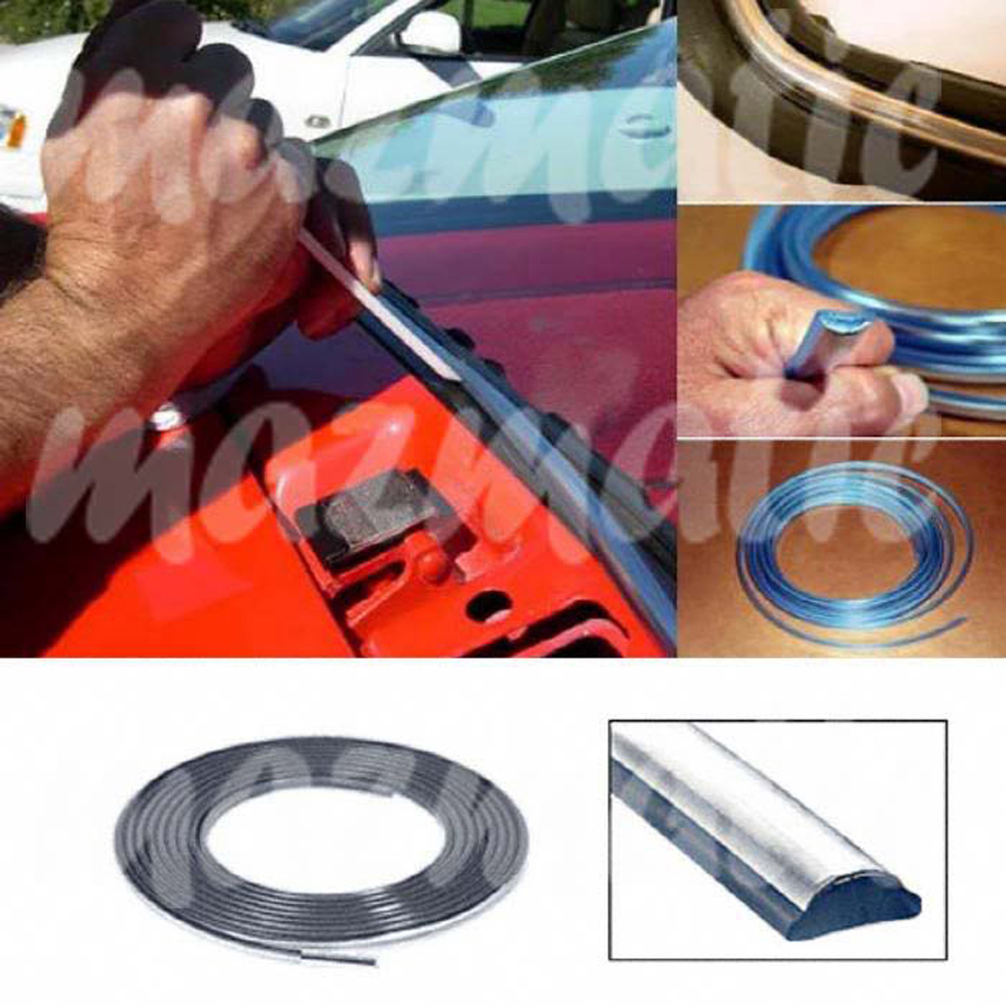 1963 1964 1965 1966  Plymouth Valiant, Dodge Dart Chrome Lockstrip 