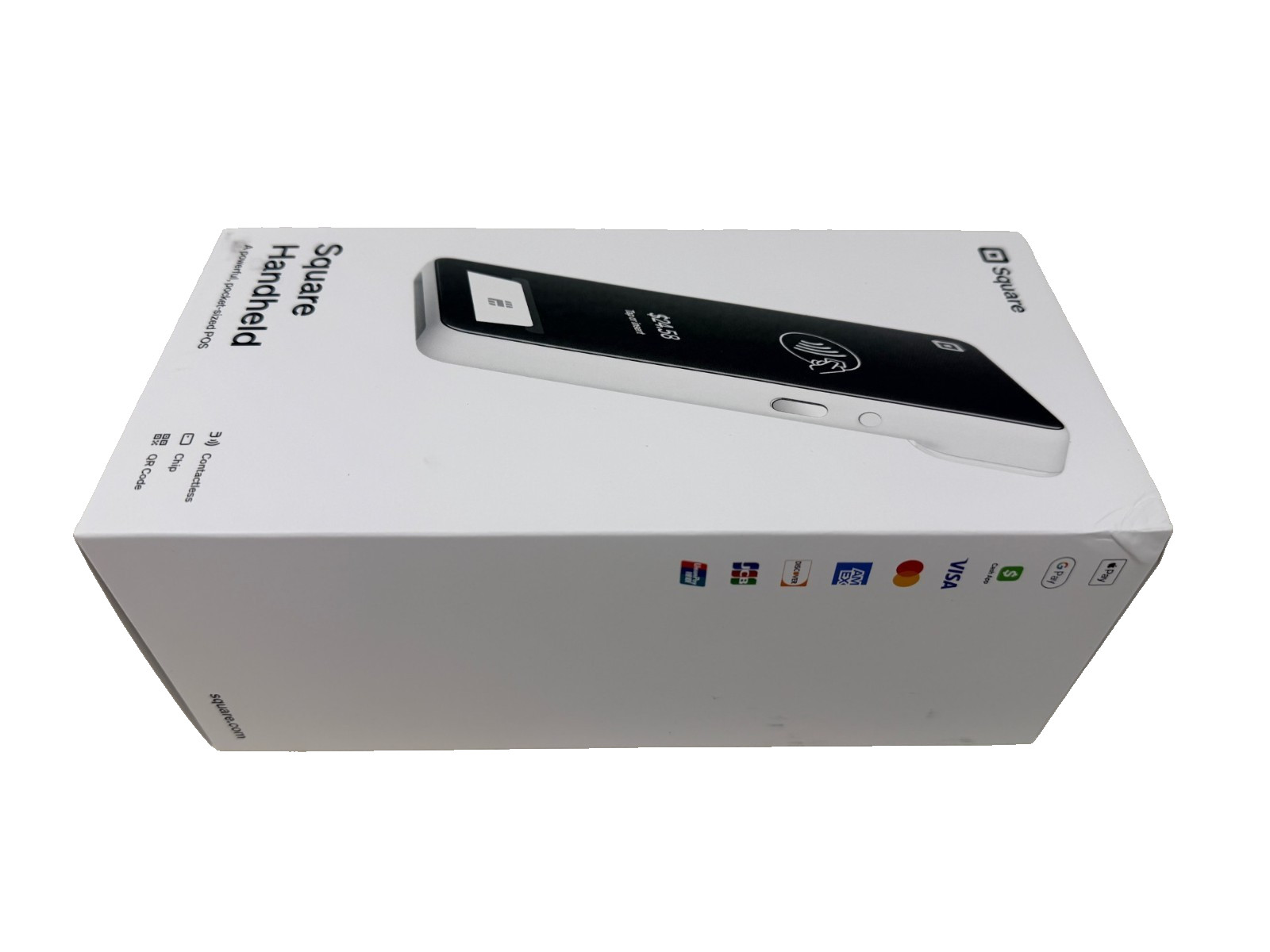 New Square Handheld Portable POS Credit Card Machine to Accept Payments White