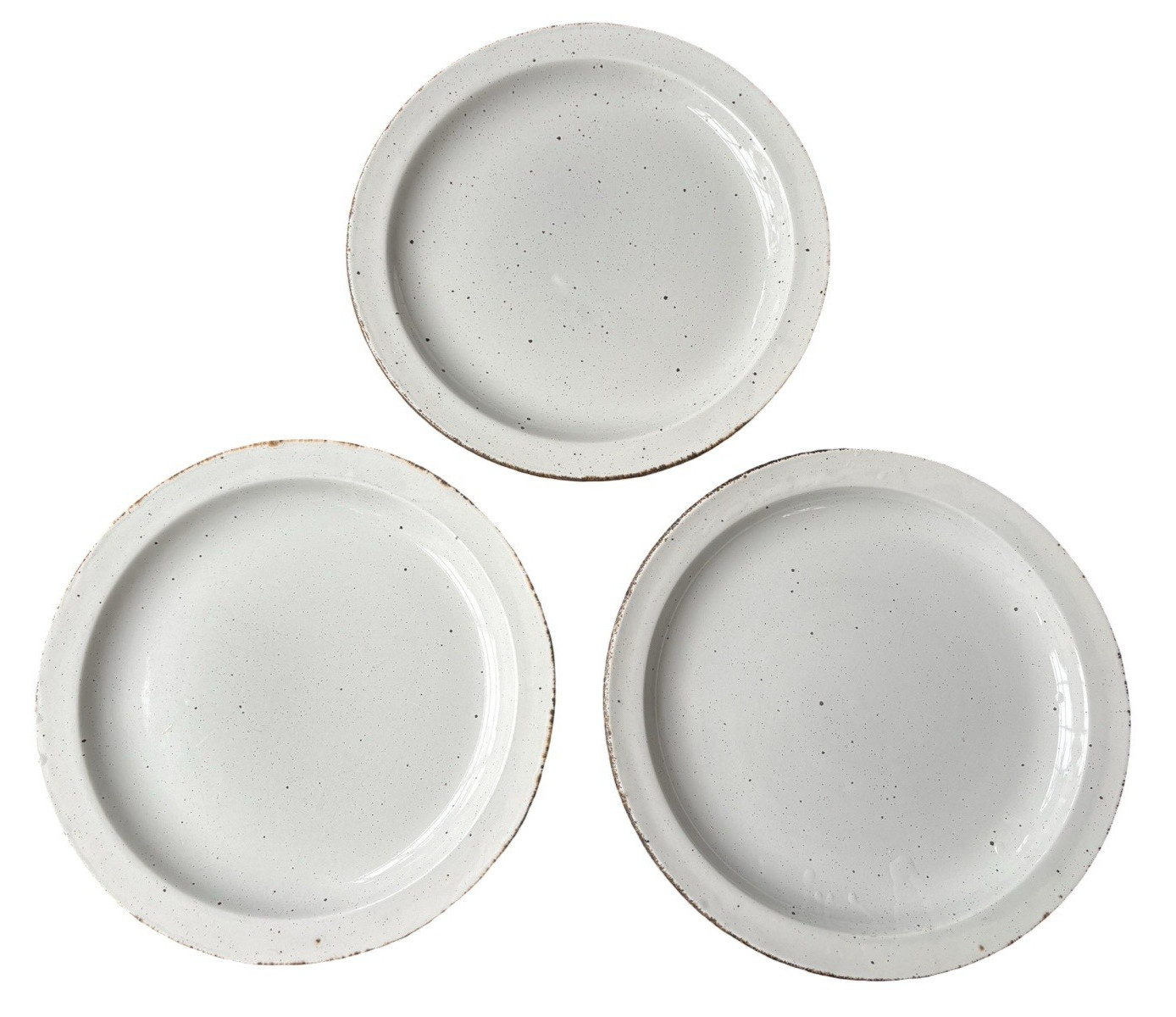 Set of 3 Dinner Plates Creation by WR Midwinter Ltd Stonehenge Speckled 10\ Set of 3 Dinner Plates Creation by WR Midwinter Ltd Stonehenge Speckled 10\