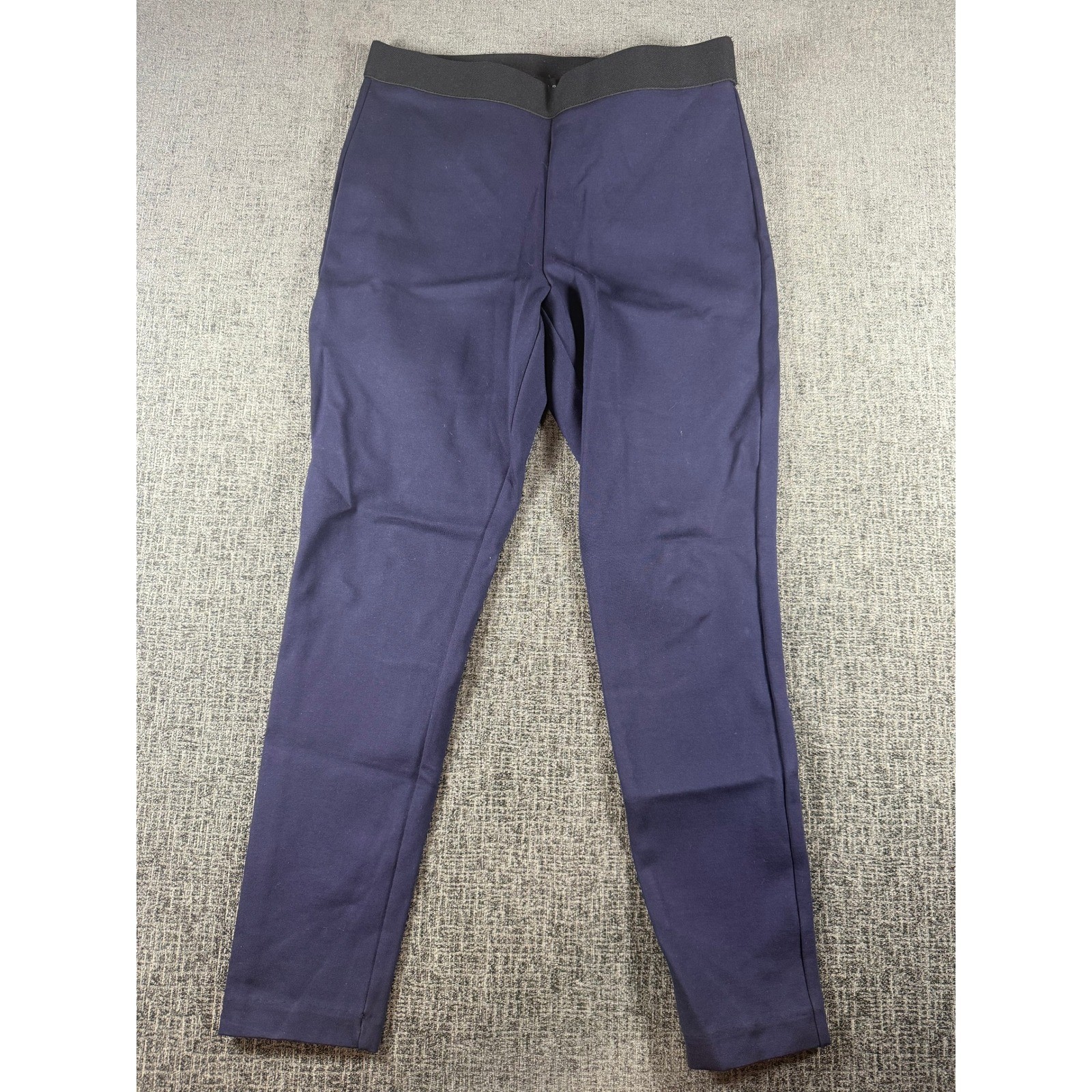 Talbots Soho Ankle Pants Navy Blue Elastic Waist Stretch Trousers 8P Womens Talbots Soho Ankle Pants Navy Blue Elastic Waist Stretch Trousers 8P Womens