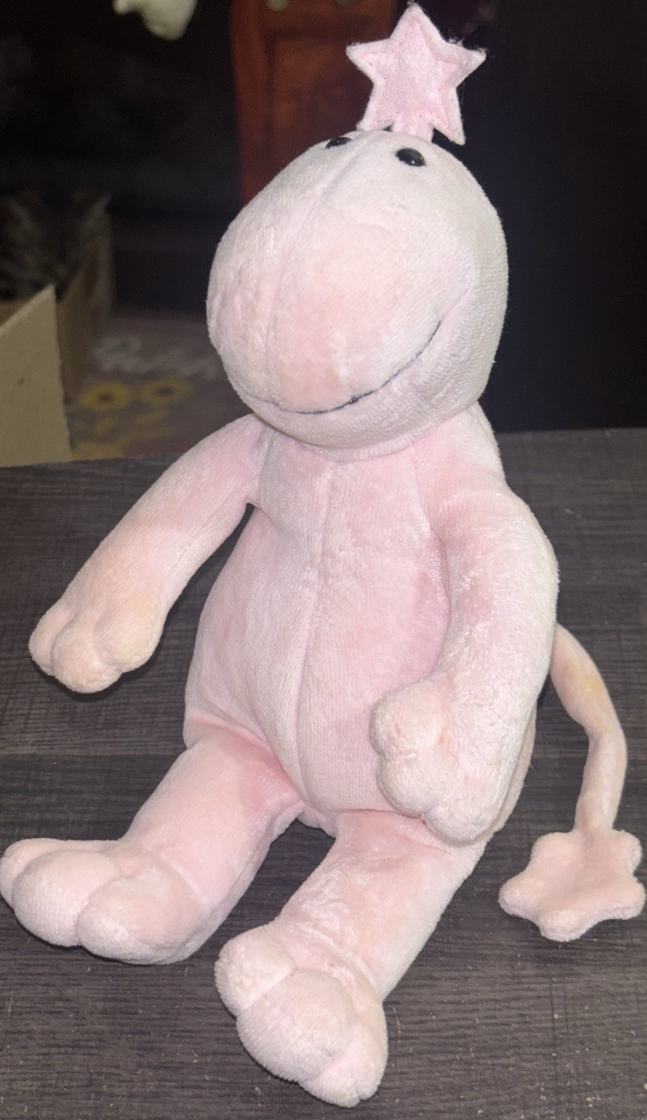 RARE Vintage 1988-90 Gund Zwibble Dibble Pink Plush Stuffed Dinosaur US93 RARE Vintage 1988-90 Gund Zwibble Dibble Pink Plush Stuffed Dinosaur US93