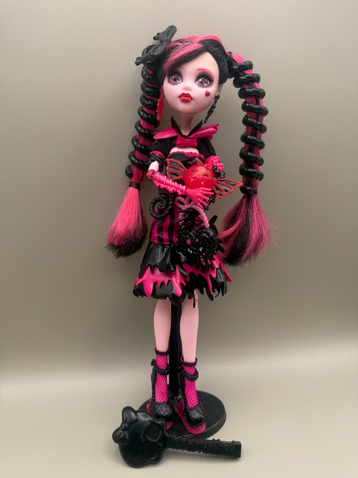 Monster High Draculaura Sweet Screams Doll 99% Complete No Diary