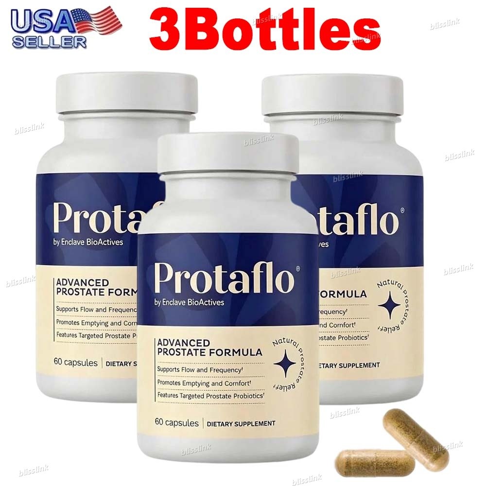 1–3Bottles Enclave BioActives Protaflo Prostate Formula 60 Capsules D3 Zinc USA 1–3Bottles Enclave BioActives Protaflo Prostate Formula 60 Capsules D3 Zinc USA
