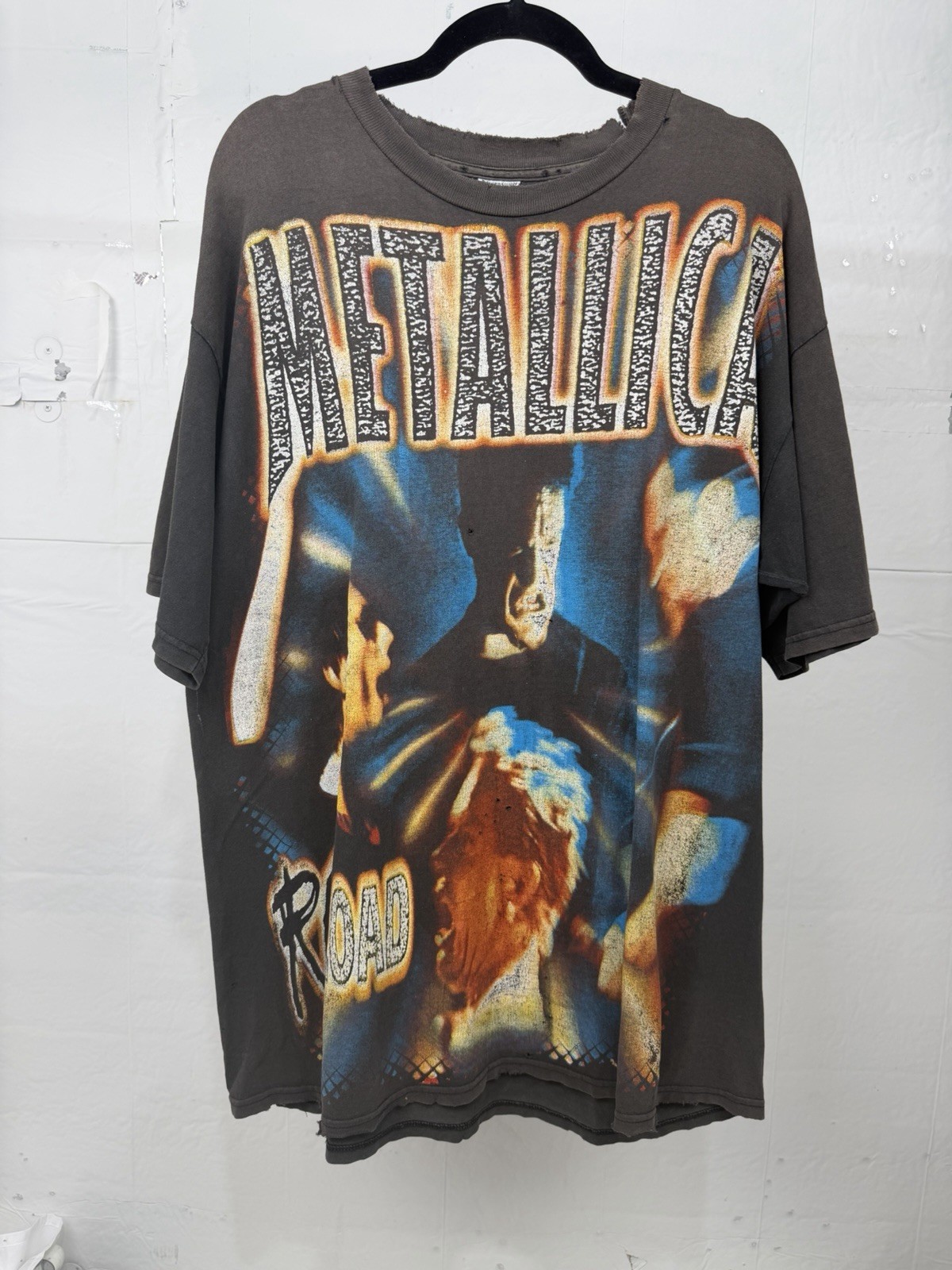Vintage Metallica Shirt XL Resurrection Mexican Bootleg Reload Am I Evil
