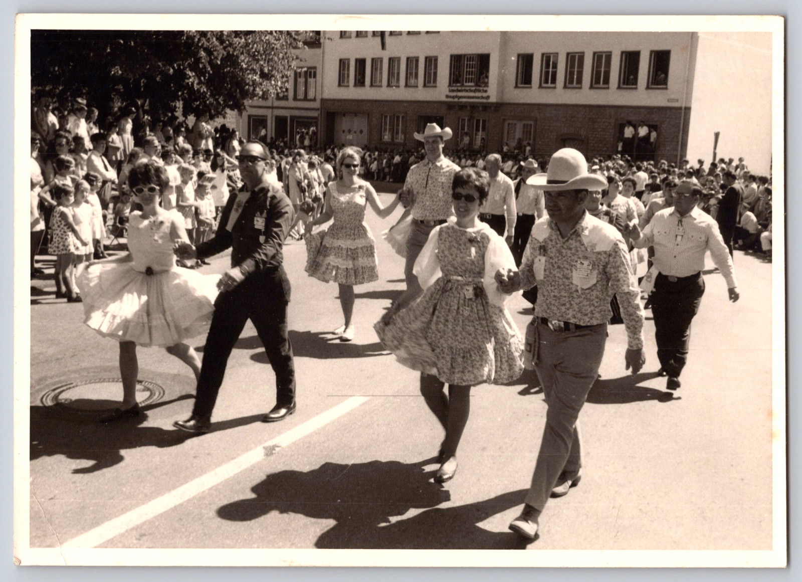 Photograph Paws & Taws Square Dance Club Bitburg Germany RPPC Rosalie Mel Keyes Photograph Paws & Taws Square Dance Club Bitburg Germany RPPC Rosalie Mel Keyes