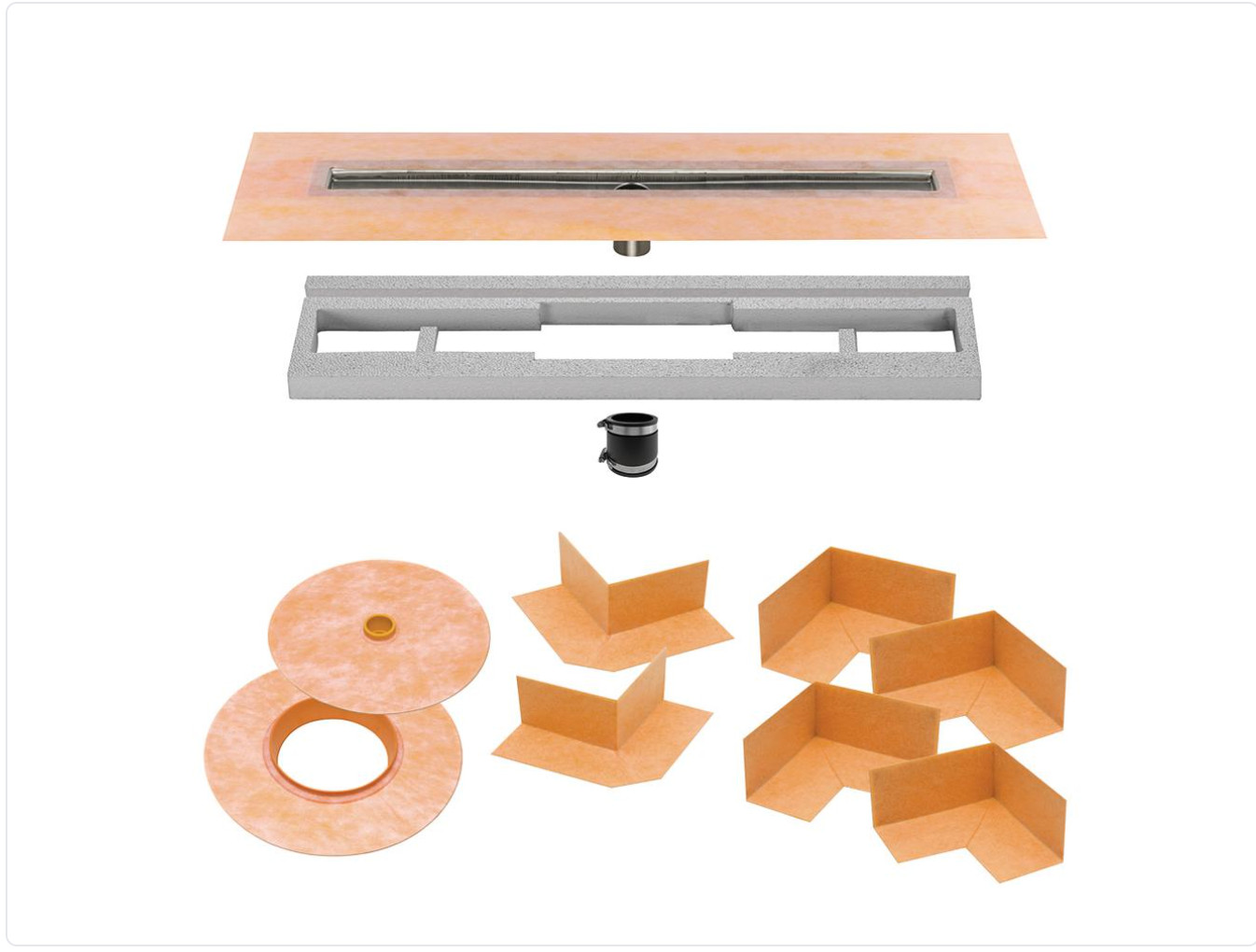 Schluter Systems Kerdi-Line Channel Body Shower Drain 64