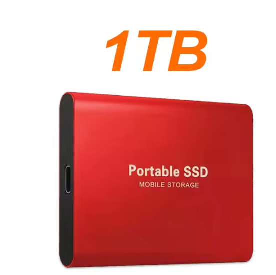 External SSD 1TB 2TB 4TB Portable Hard Drive USB 3.0 Type-C High Speed PC Mac