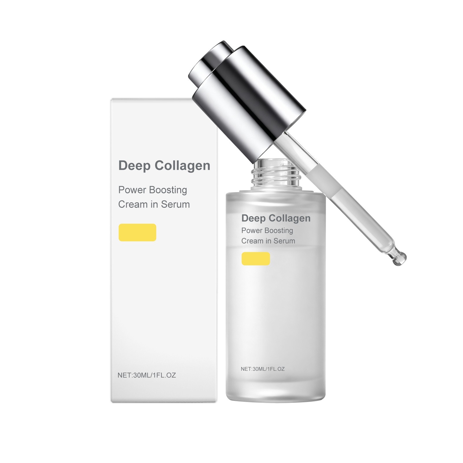 Maison Cosmetics Deep Collagen Serum, Hydrating Anti-Aging Skin Care Collagen