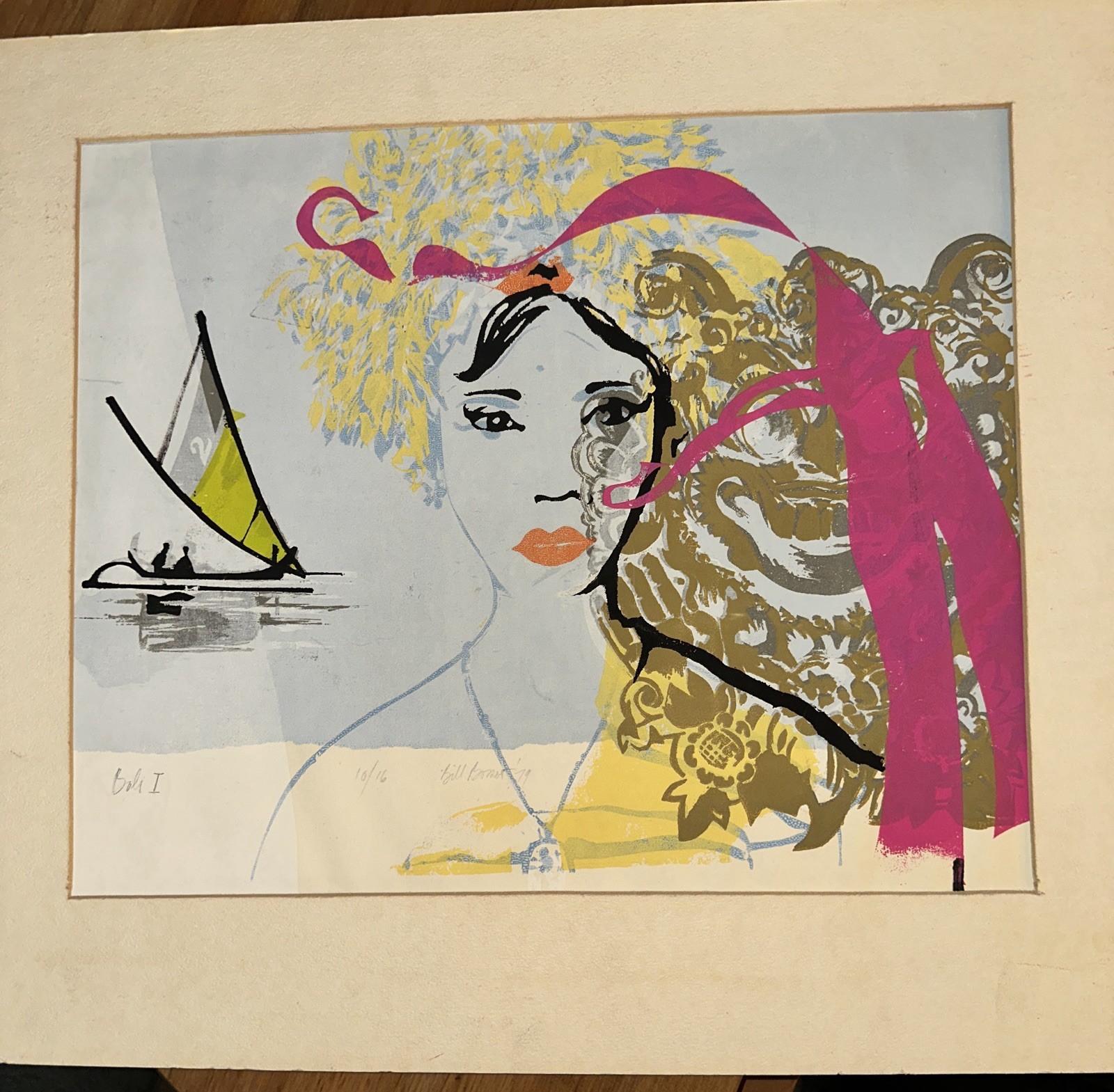 Bill Bomar Artwork Painting Lithograph Print Signed Bill Bomar Artwork Painting Lithograph Print Signed