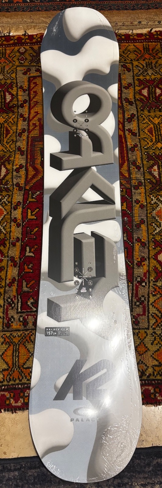 Palace x Oakley K2 Medium Snowboard - Cloud/Night Cloud - 157cm