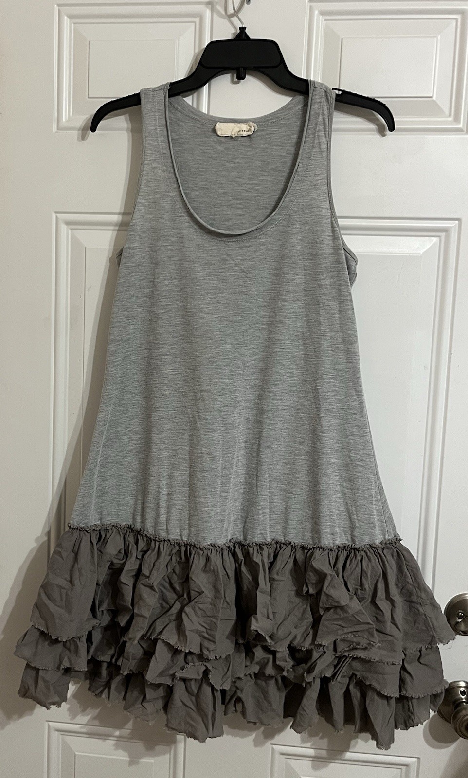 a\'reve Ruffle Maxi Dress Women’s Small Gray Layer Fairy Whimsy Croquet Girly a\'reve Ruffle Maxi Dress Women’s Small Gray Layer Fairy Whimsy Croquet Girly