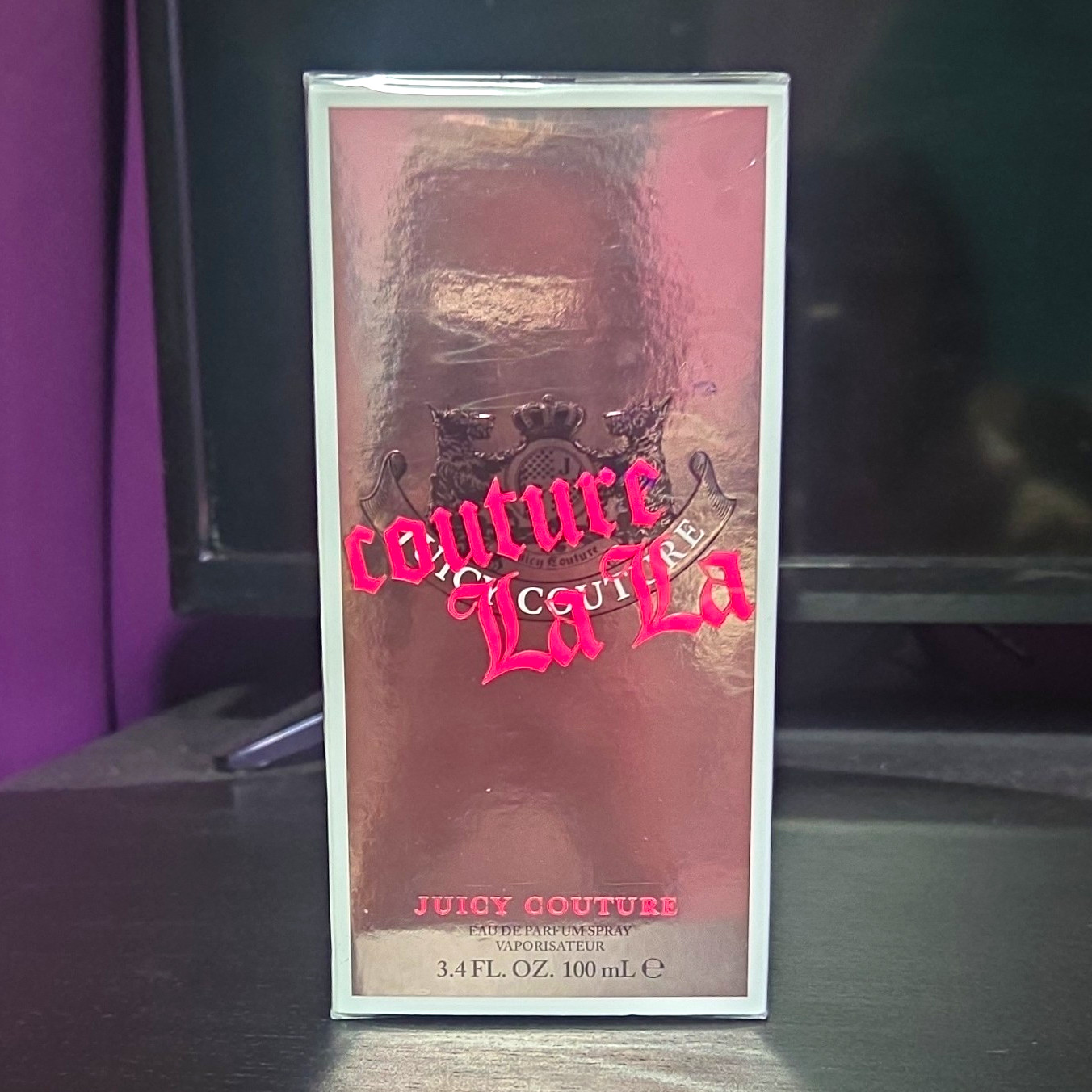 Juicy Couture Couture La La Eau de Parfum Spray, Regular Size 3.4 fl oz Juicy Couture Couture La La Eau de Parfum Spray, Regular Size 3.4 fl oz