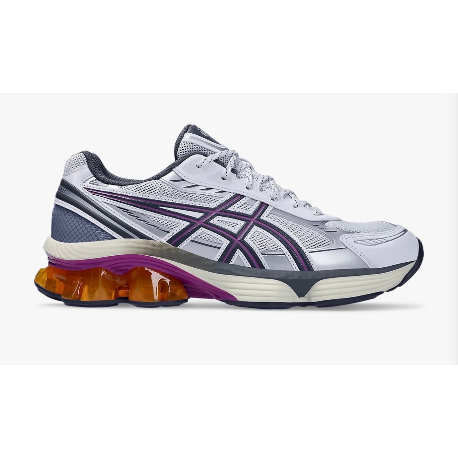 ASICS GEL-KINETIC FLUENT Sz 4.5 Men/ 6 women white/truffle grey
