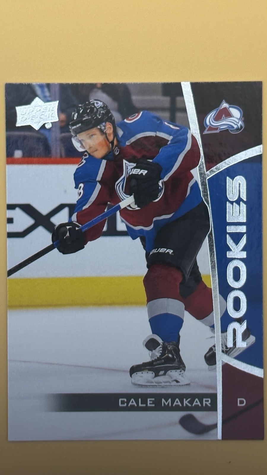 2019-20 Upper Deck Rookie Box Set - Cale Makar #25 (RC) Avalanche