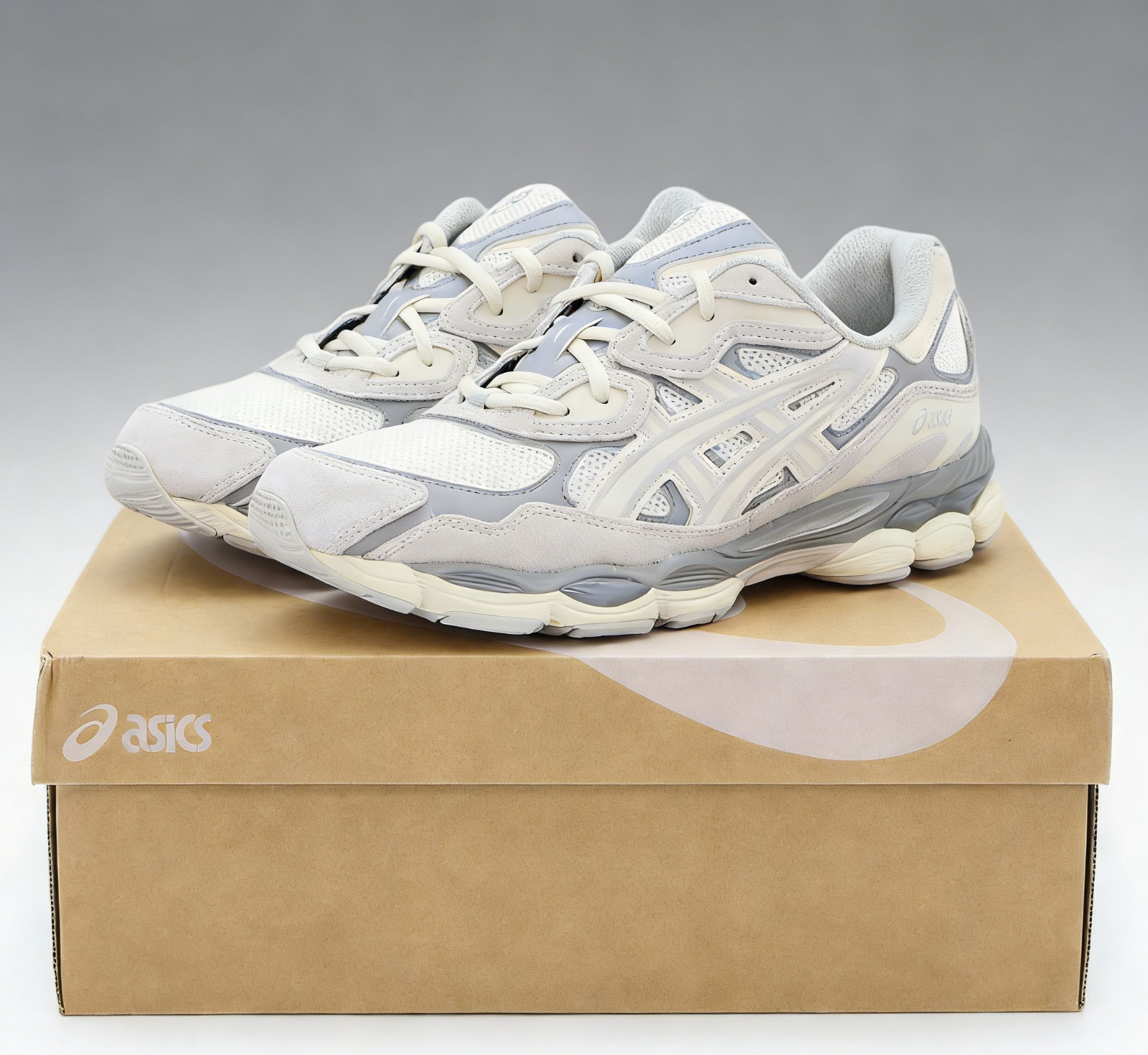 1201A789-103 Asics GEL-NYC Grey Cream Charcoal Grey Ivory Beige Men\'s shoes 1201A789-103 Asics GEL-NYC Grey Cream Charcoal Grey Ivory Beige Men\'s shoes