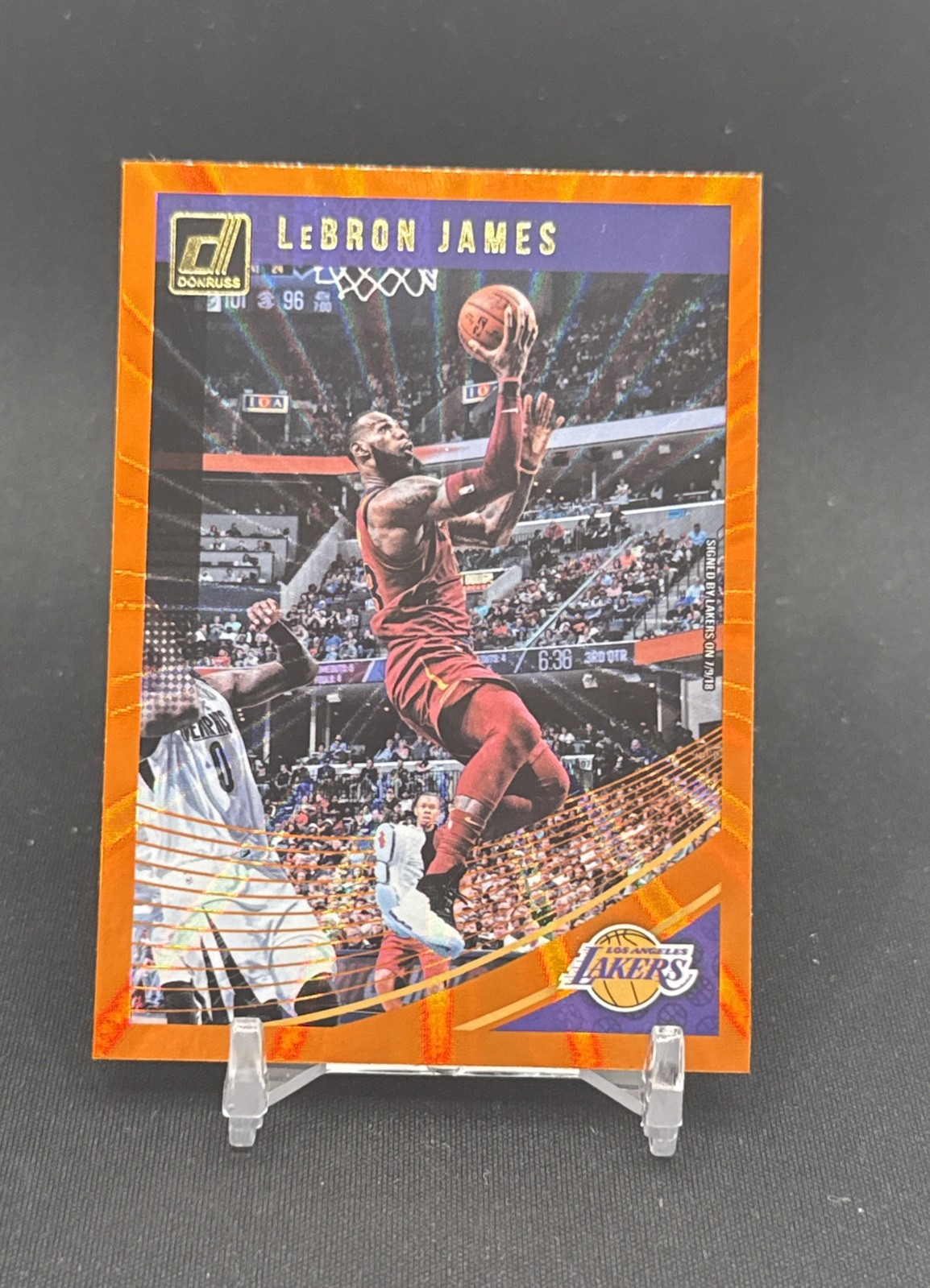 2018-19 Panini Donruss - LeBron James #94 Holo Orange Laser