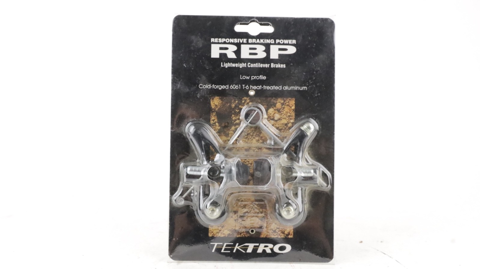 VINTAGE TEKTRO  RBP - LIGHT WEIGHT BRAKE LEVERS -RED / BLACK