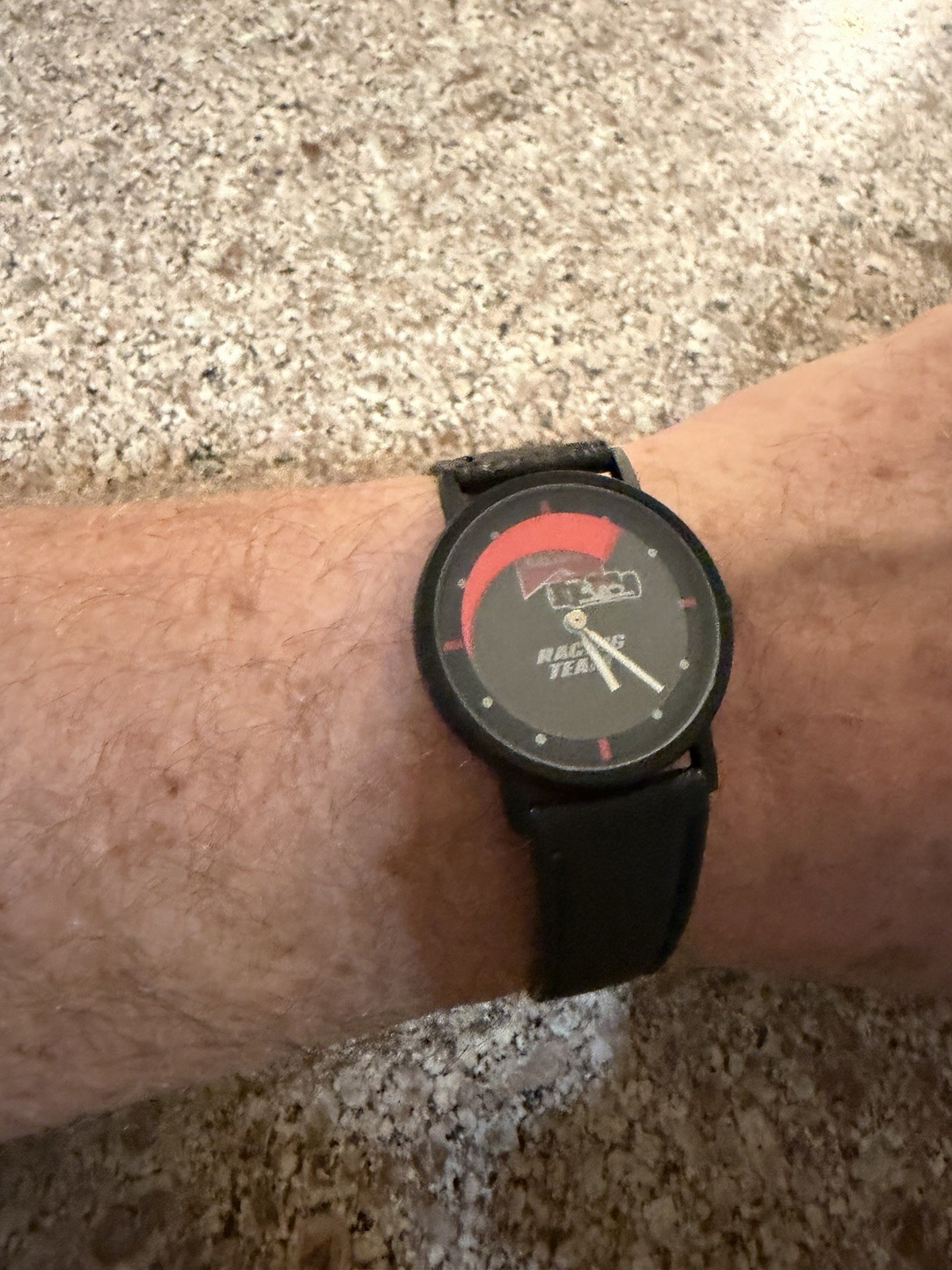 Marlboro Racing Team Watch vintage formula one racing red swoosh second hand Marlboro Racing Team Watch vintage formula one racing red swoosh second hand
