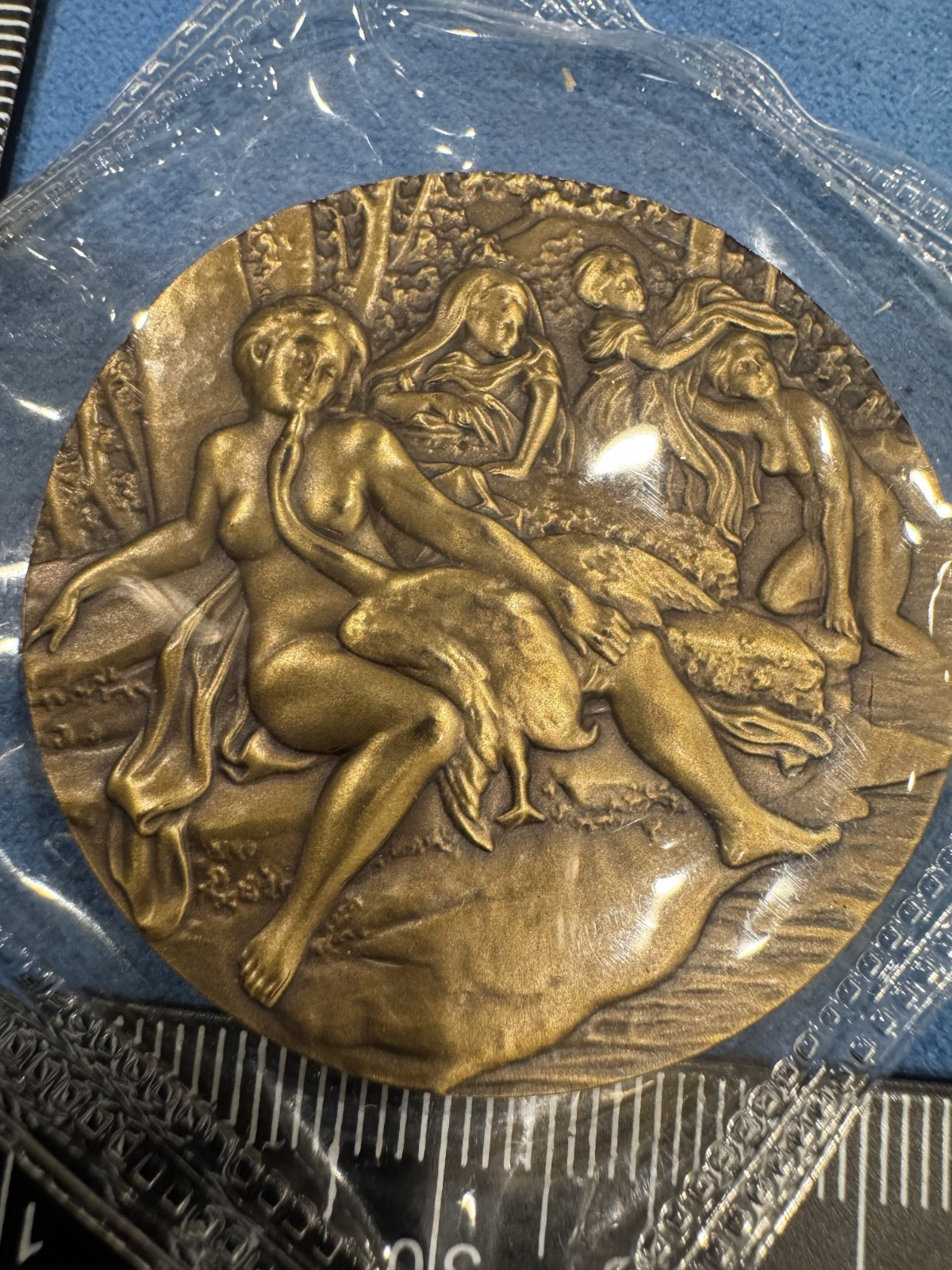 Feud What's on Men's Mind painting Leda and the Swan on Revers