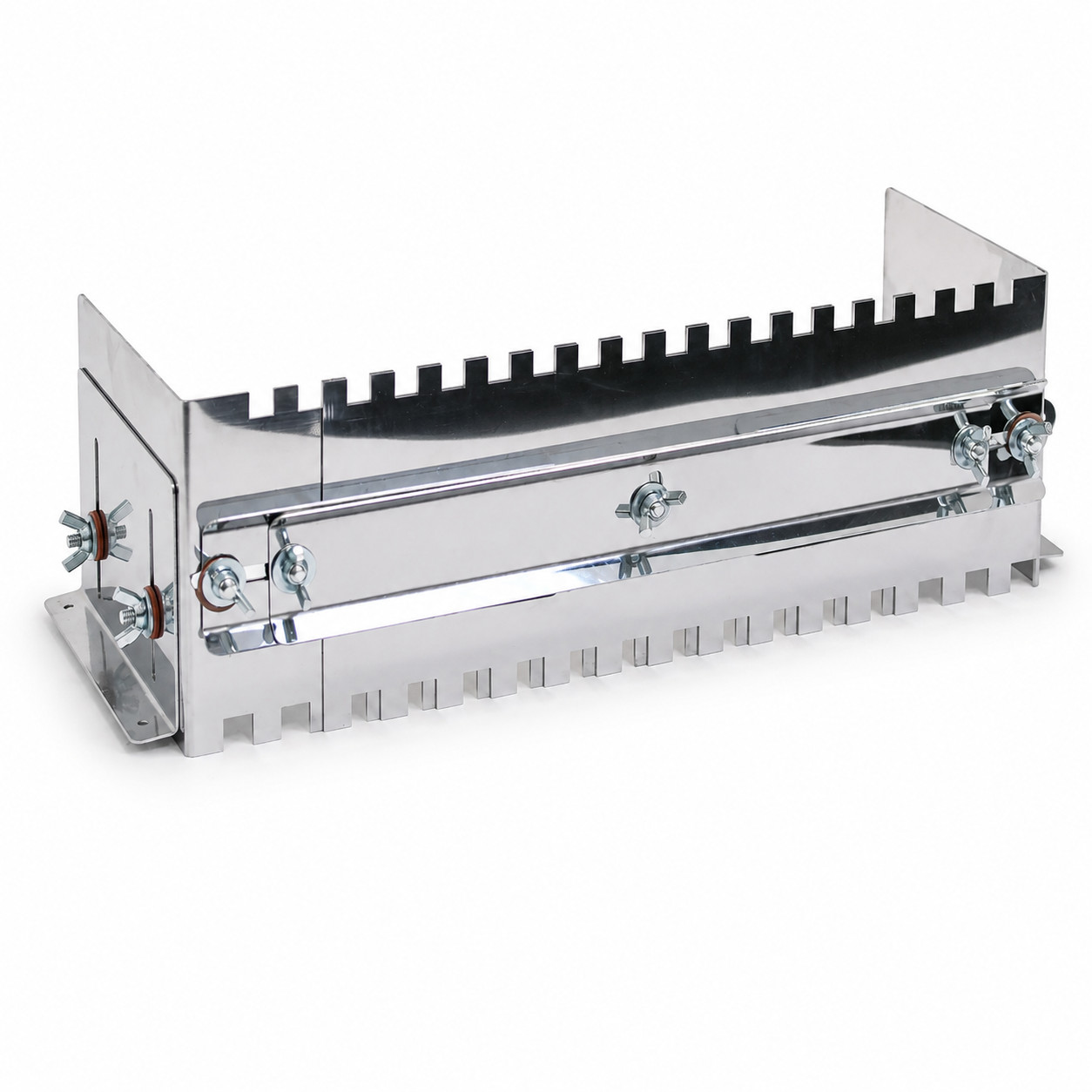 Adjustable Stainless Steel Tile Trowel Bunker Notch 3/8\