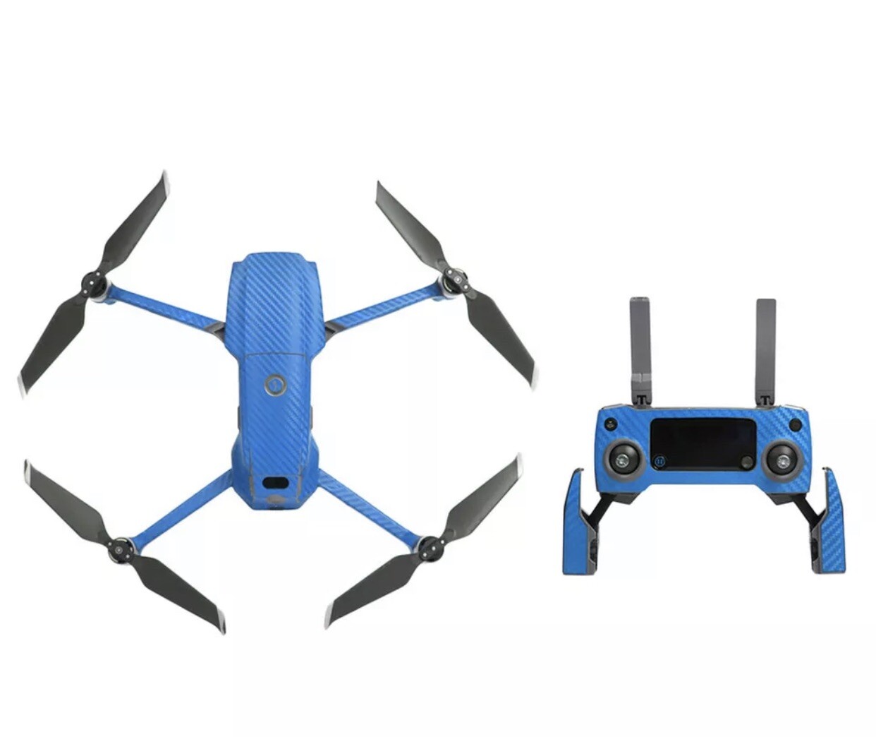 3M Gray Sticker Skin for DJI Mavic 2 Pro / Zoom Vinyl Not Carbon Fiber
