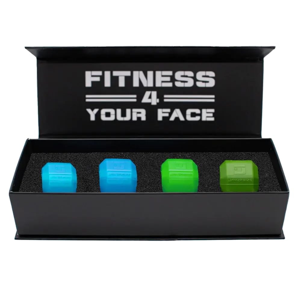 Jawzrsize Athletic Bundle Jaw Enhancer - Jaw, Face, and Neck Exerciser, Helps...