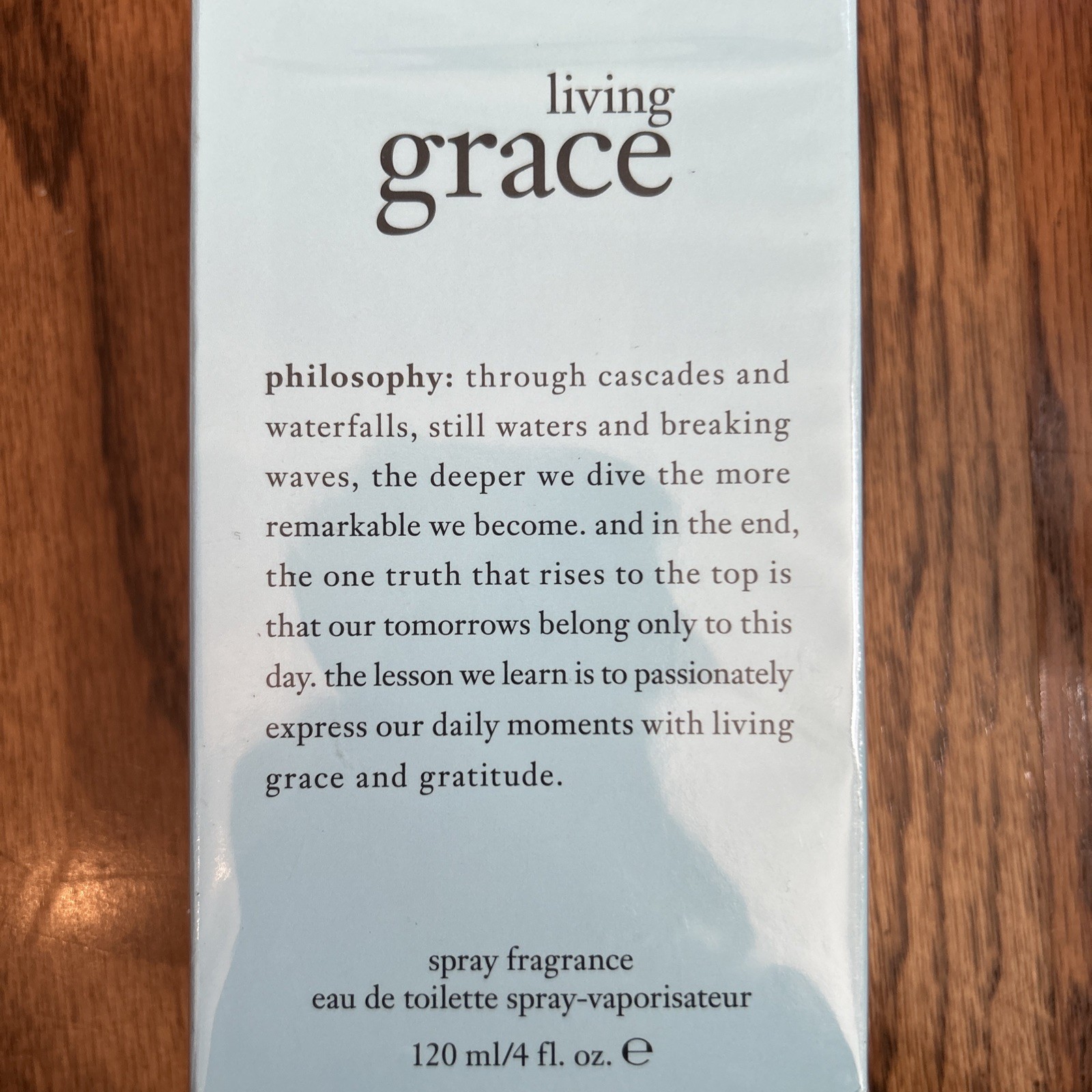 NEW SEALED Philosophy Living Grace EDT 4 oz