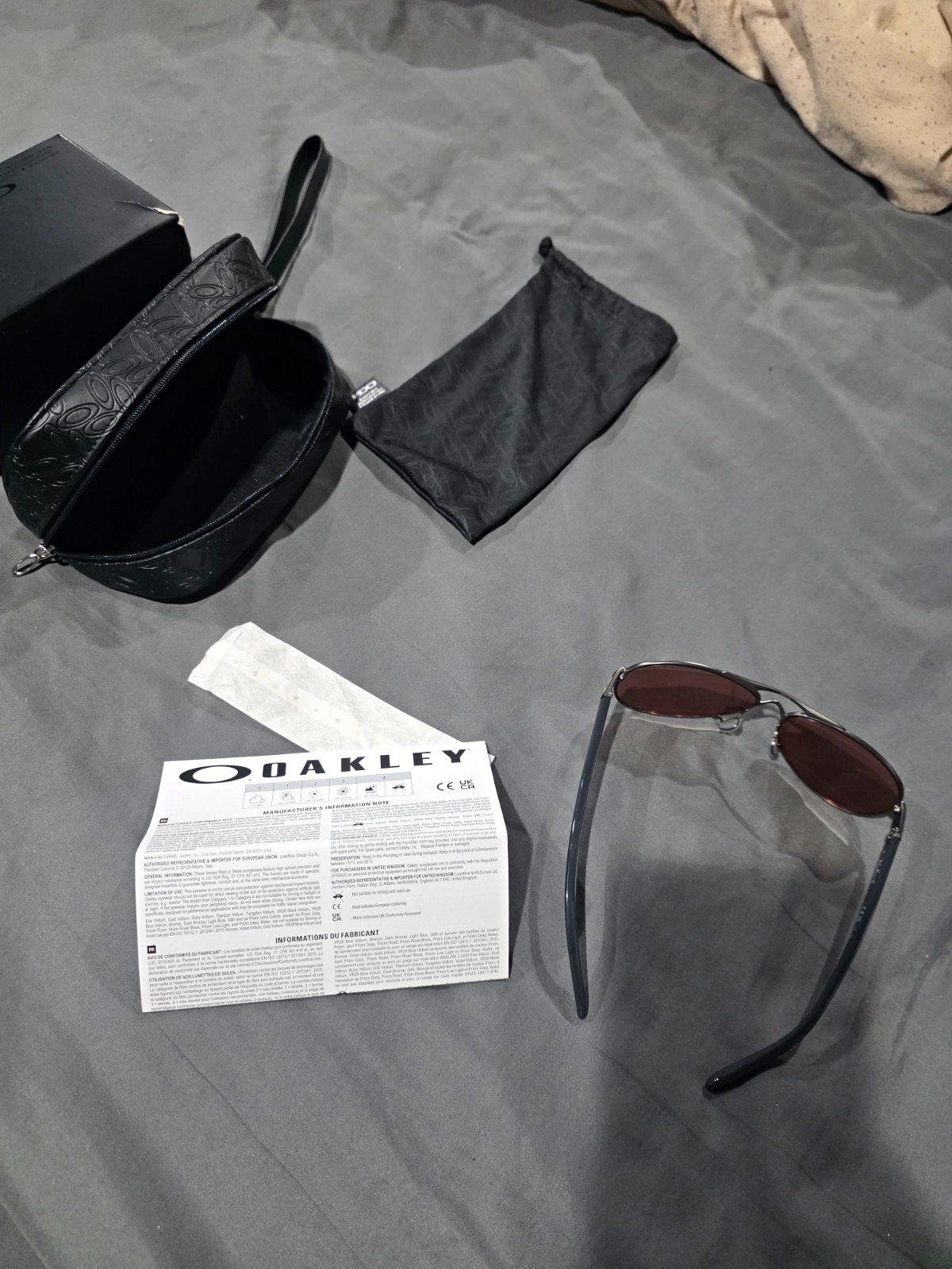 Oakley OO4079 Sunglasses Black Metal Frame Prizm Rose Lens Oakley OO4079 Sunglasses Black Metal Frame Prizm Rose Lens