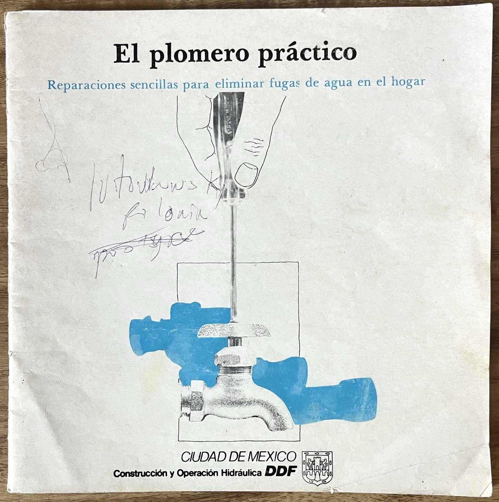El Plomero Practico Mexico City Plumbing Repair Manual Spanish DDF Vintage