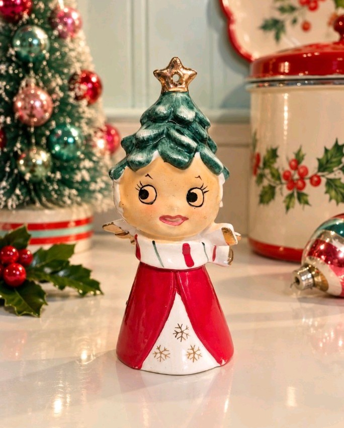 Holt Howard Angel Christmas Tree Girl, Napco, Norcrest? Vintage Kitschy Cute Holt Howard Angel Christmas Tree Girl, Napco, Norcrest? Vintage Kitschy Cute