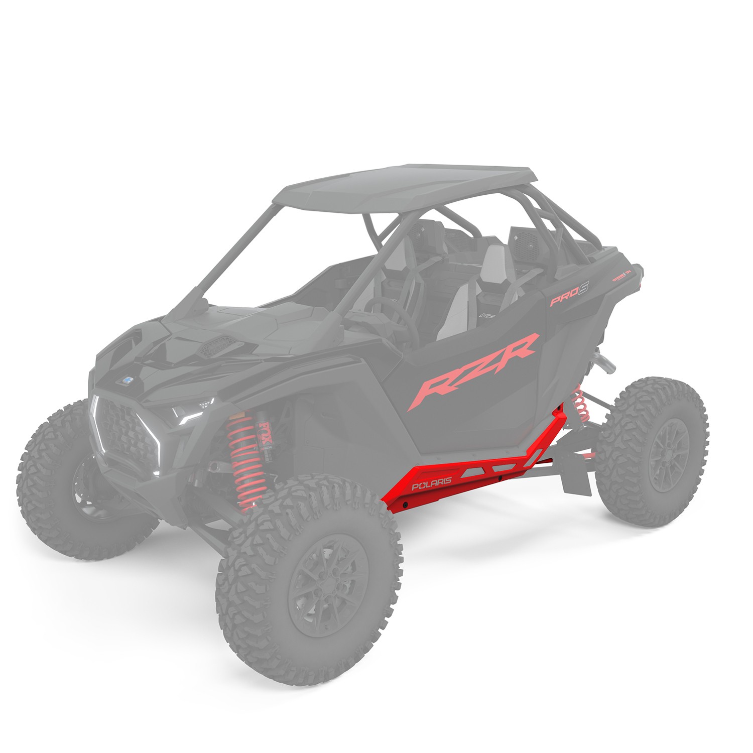 Polaris Low Profile Rock Sliders, 2-Seat - 2890394-293