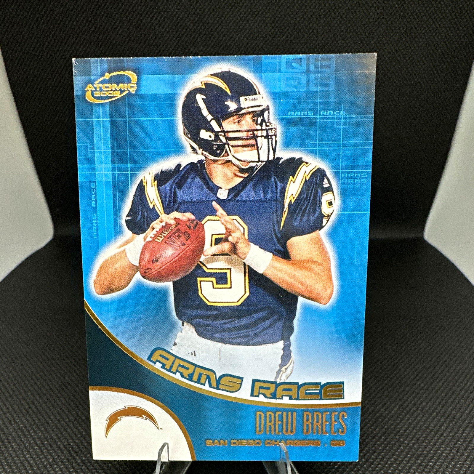 2002 Pacific Atomic Arms Race Insert Drew Brees #14 San Diego Chargers