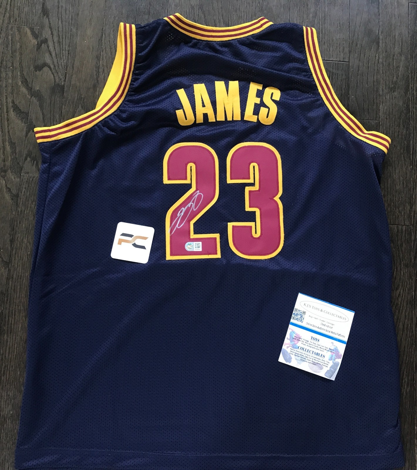 LEBRON JAMES Autographed Signed Dri-Fit Cleveland Cavilers Jersey  W/COA