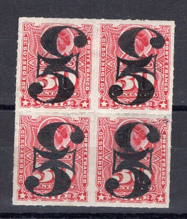 CHILE, SOFICH # 50, BLOCK OF 4, 2 MH - 2 MNH CHILE, SOFICH # 50, BLOCK OF 4, 2 MH - 2 MNH