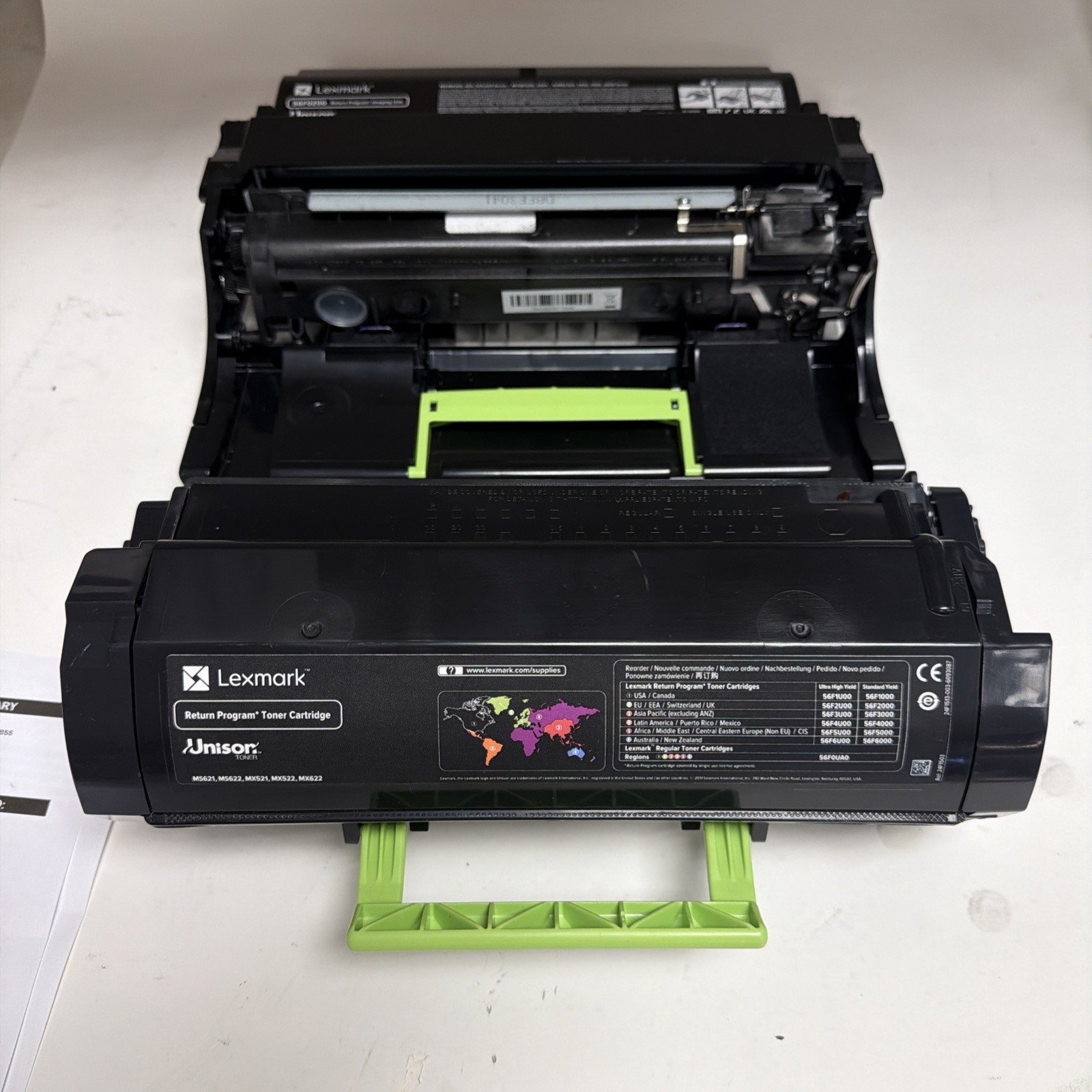 NEW SET OF Lexmark MX421/MX622/B2338dw B2546 Drum 56F0Z00 And Toner Original NEW SET OF Lexmark MX421/MX622/B2338dw B2546 Drum 56F0Z00 And Toner Original