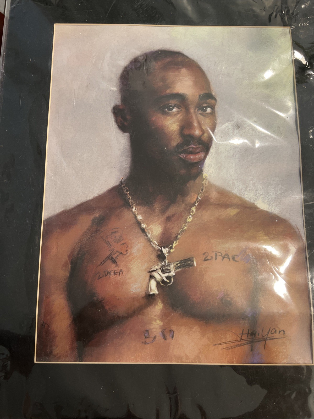 Tupac Shakur painting - Haiyan wang Tupac Shakur painting - Haiyan wang