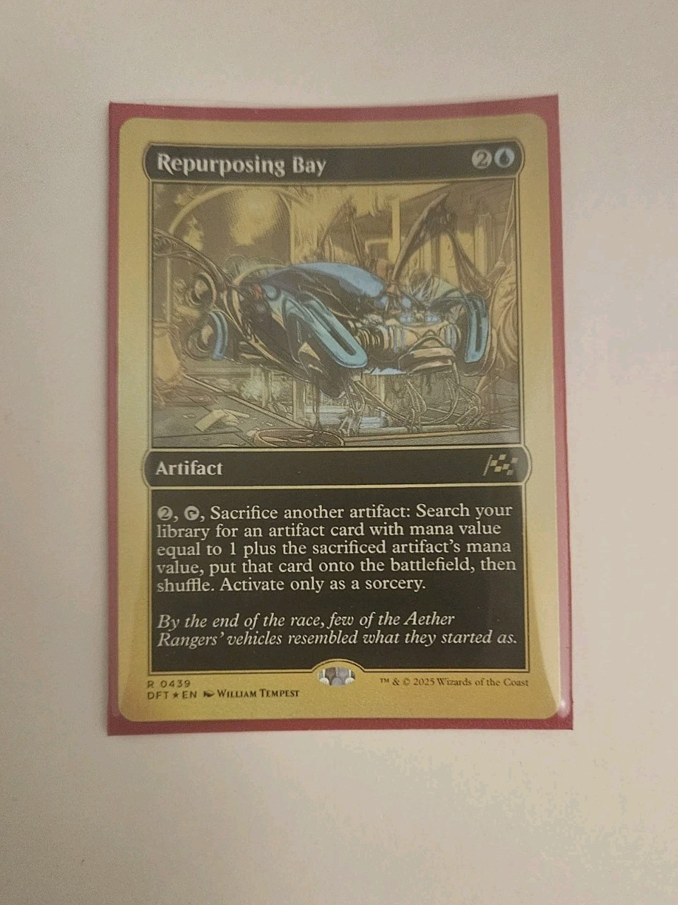 Repurposing Bay First Place Foil Showcase Rare MTG Aetherdrift NM Artifact