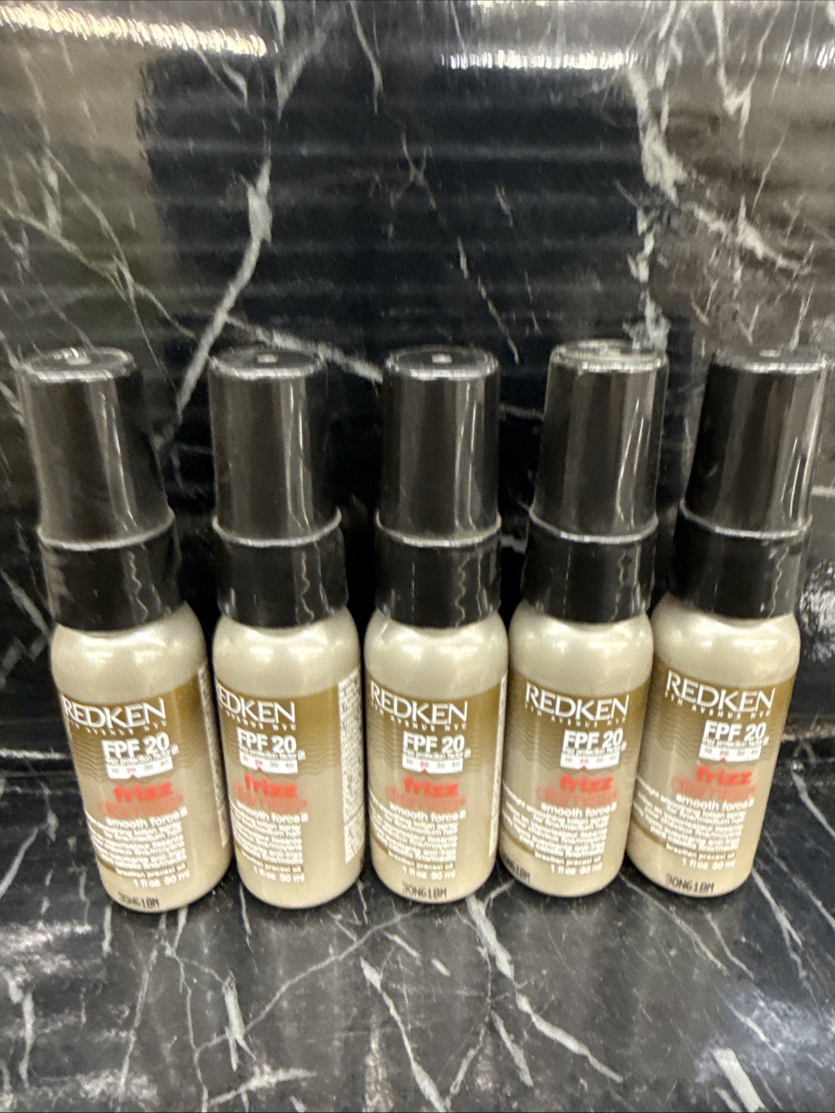 5x REDKEN FPF 20 FRIZZ DISMISS SMOOTH FORCE 1 fl oz new