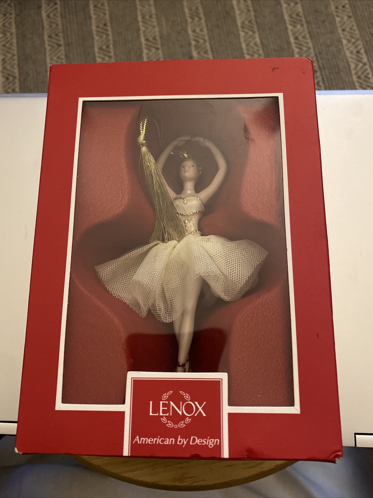 VTG Lenox Ballerina Ornament