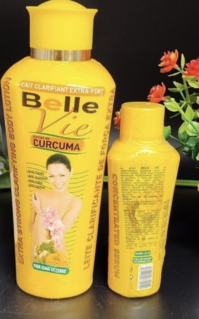 Belle Vie Lightening Body Lotion 240ml Curcuma Extract Oil Set Belle Vie Lightening Body Lotion 240ml Curcuma Extract Oil Set